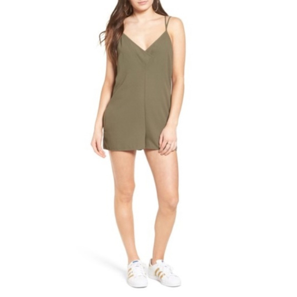 Nordstrom Pants - Leith Olive Green Romper